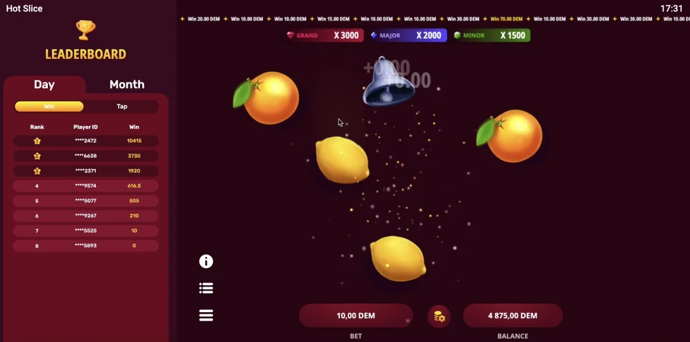 Hot Slice Game