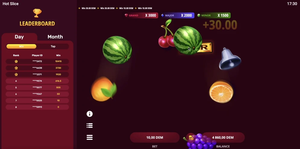 Hot Slice demo